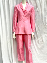 Pink Silk Suit