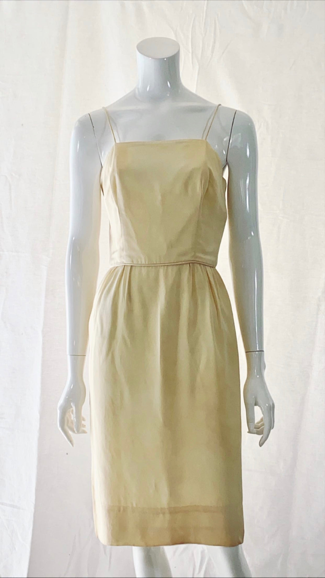 Late 50s/Early 60s Silk Wiggle Dress