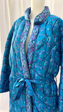 Silk Kimono Style Puffer Robe