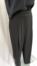 Black Angular Buckle  Trousers