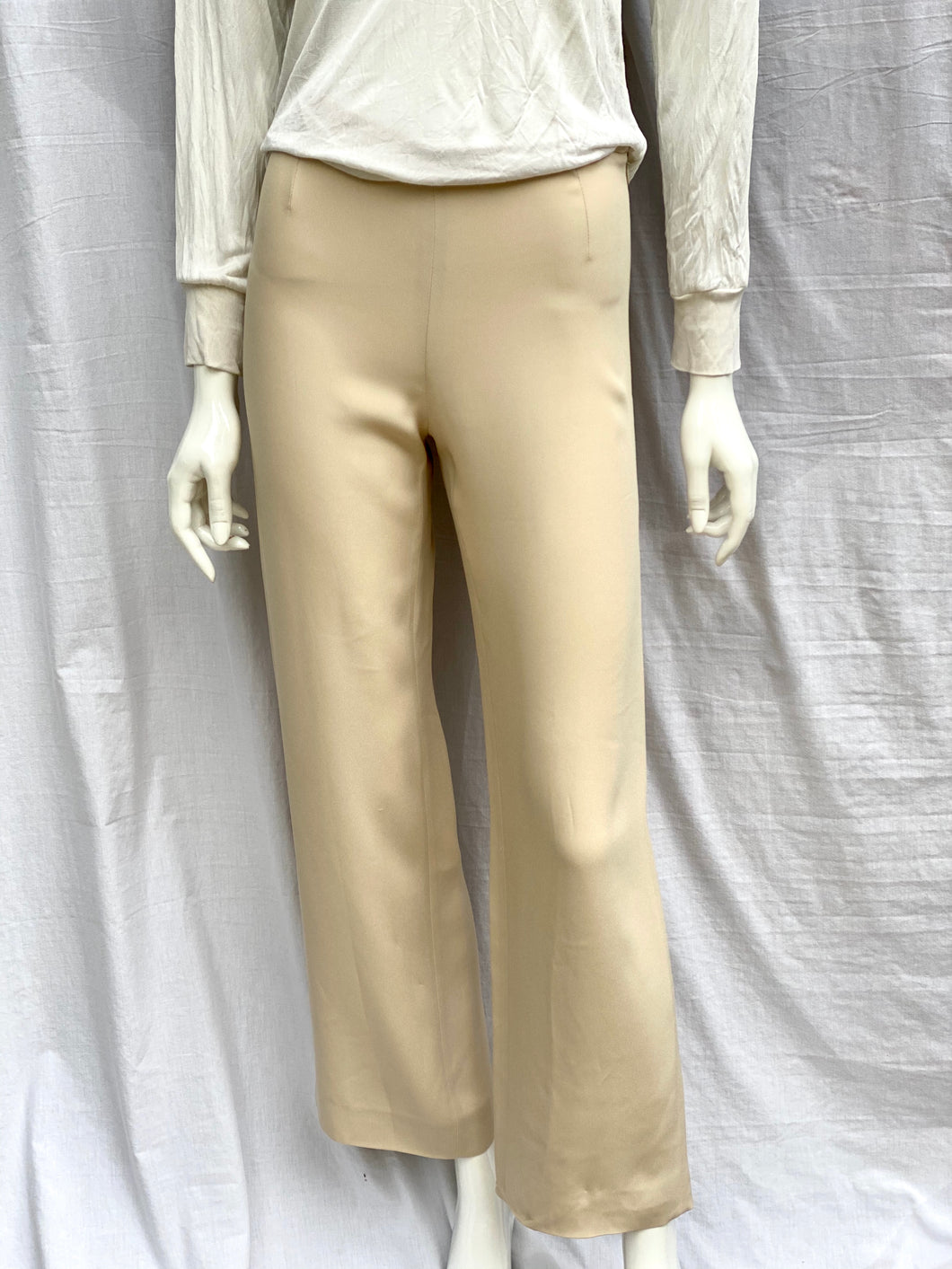 Armani Silk Cream Pants