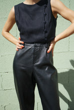 Leather Ellen Tracy x Lined Allord Trousers